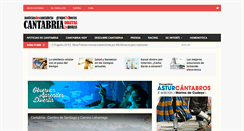 Desktop Screenshot of noticiasdecantabria.com