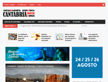 Tablet Screenshot of noticiasdecantabria.com